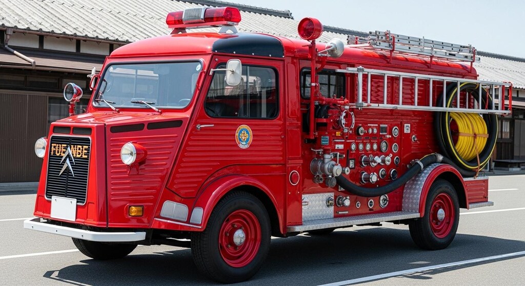 シトロエンバン消防車