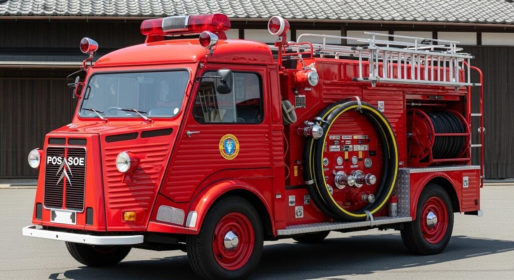 シトロエンバン消防車