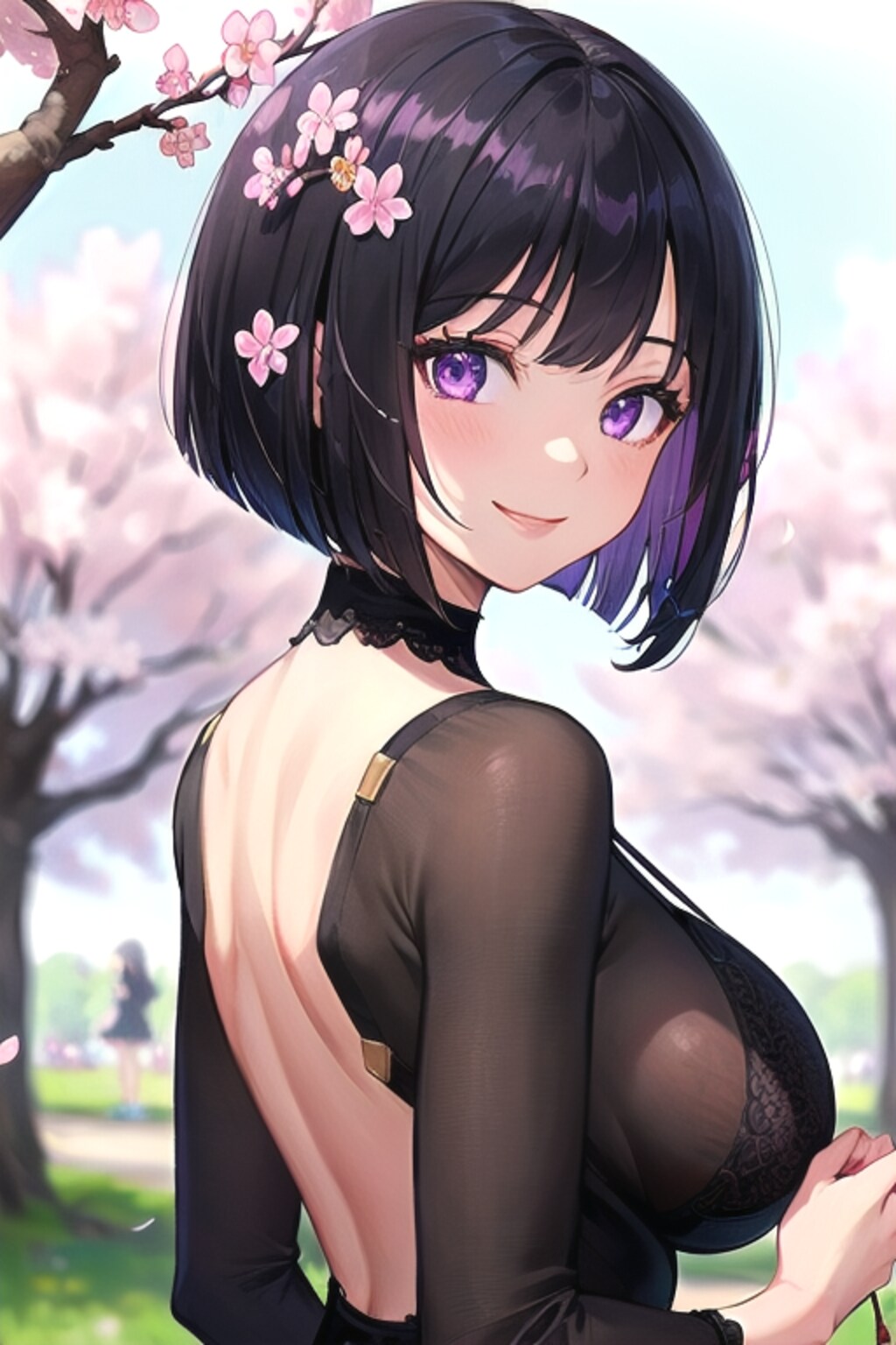 満開の桜、綺麗ですね♡