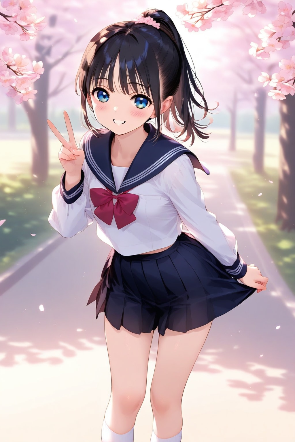 入学、イェイ！ | の人気AIイラスト・グラビア