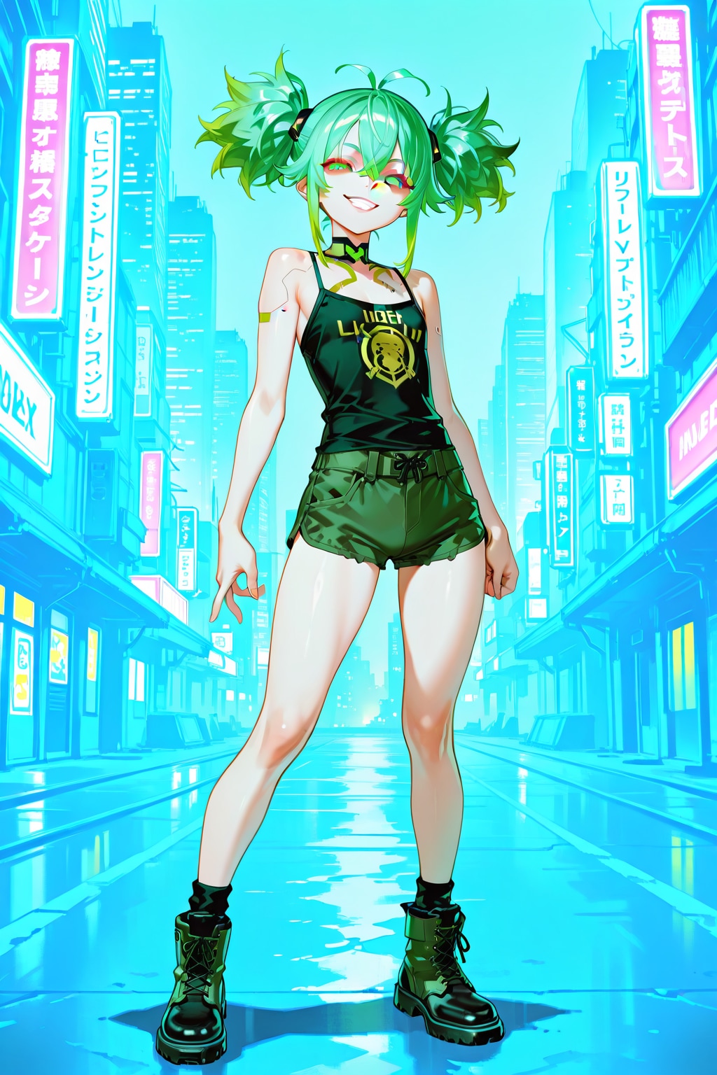 緑髪ちゃん