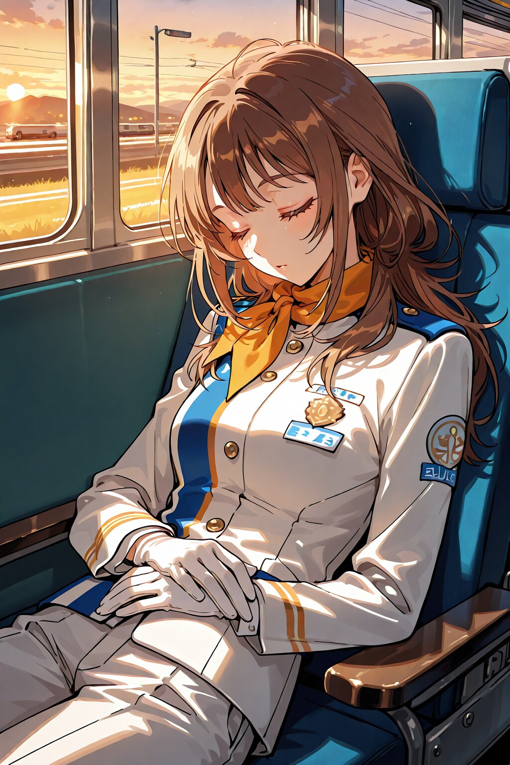 おやすみバスガイド | の人気AIイラスト・グラビア