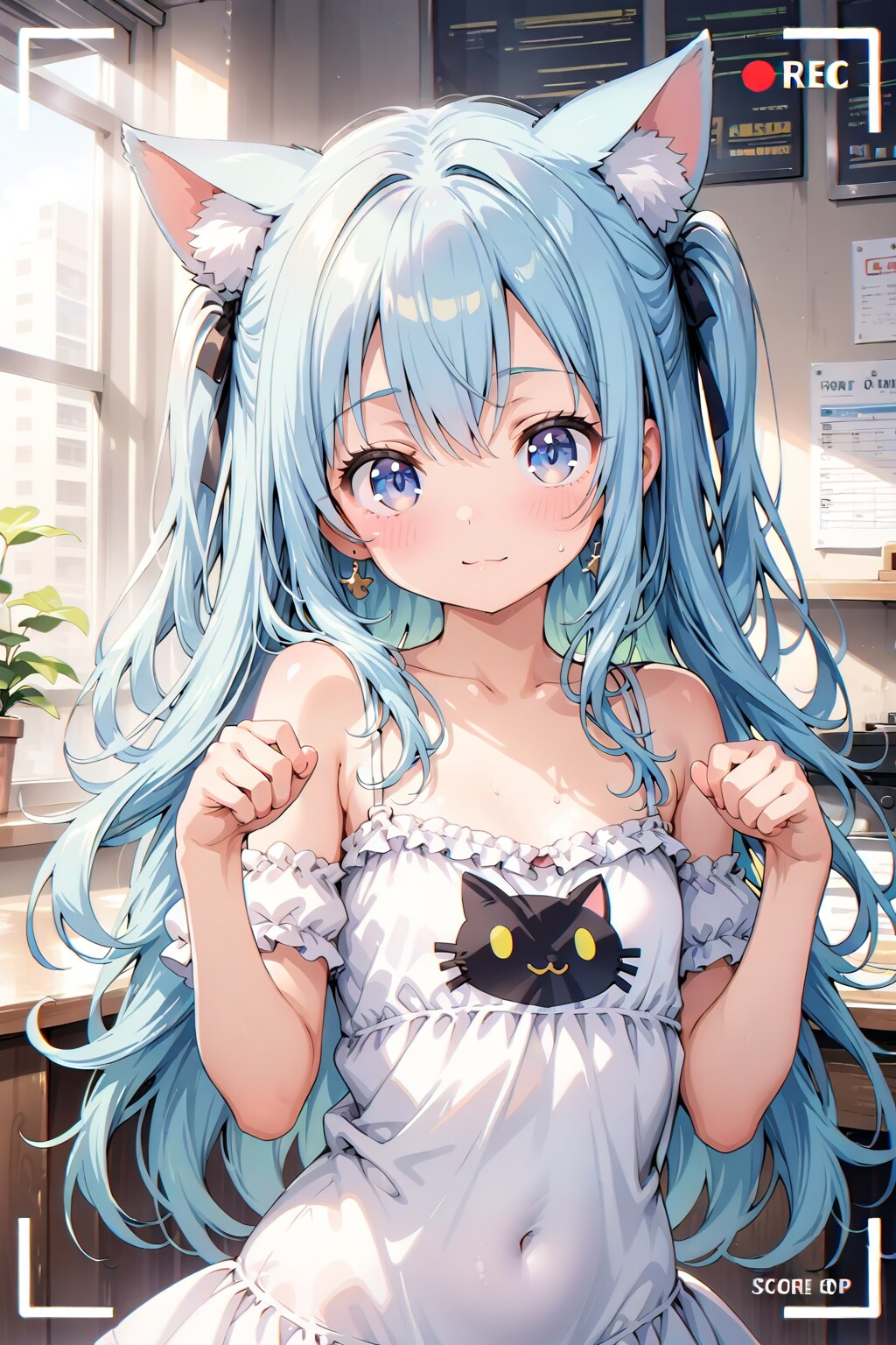 LARIMARちゃんの次の子を捕まえる練習をしているさくら | の人気AIイラスト・グラビア