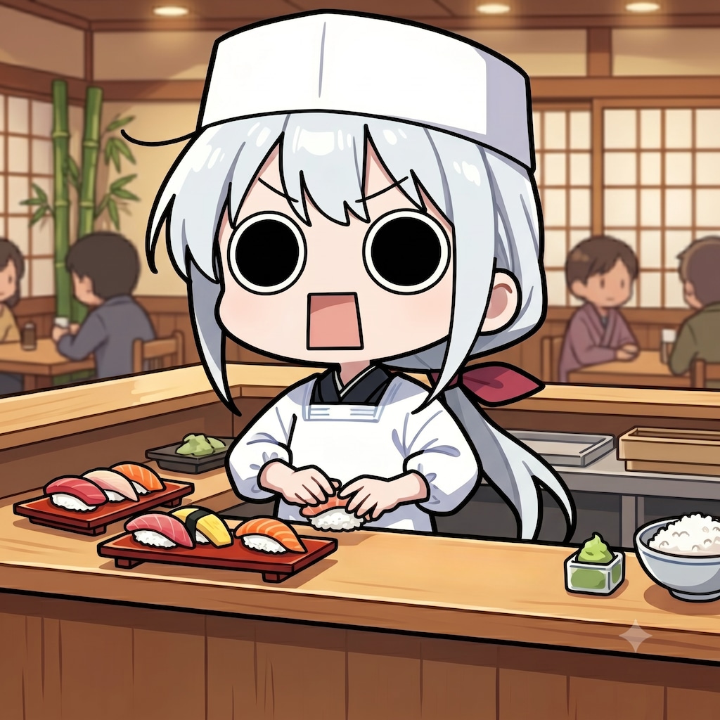 寿司職人えらいこっちゃ嬢