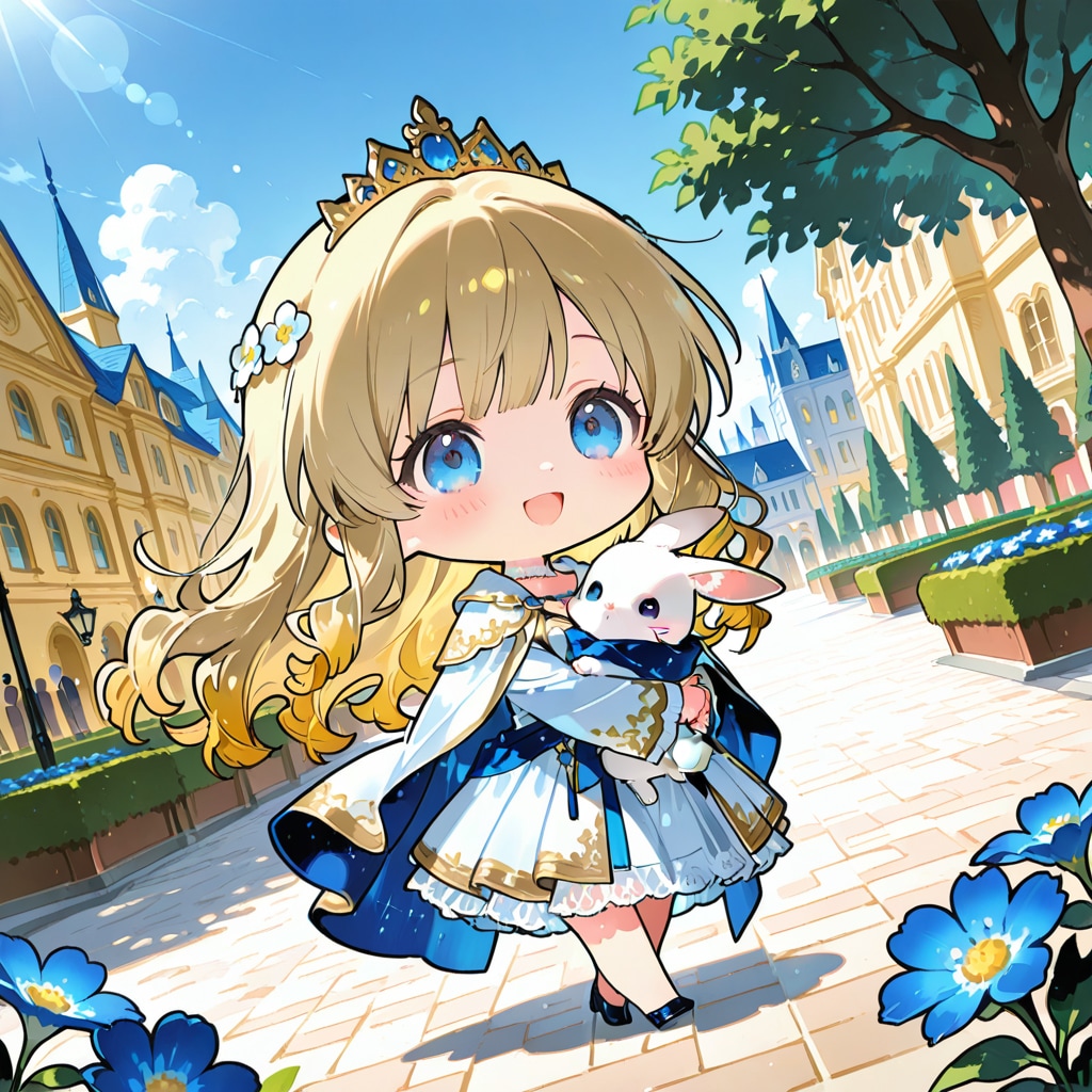 おでかけちび姫様