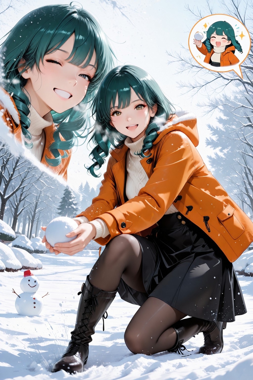 Beautiful Violinist Girl（美人なヴァイオリニスト。【雪遊び篇】）
