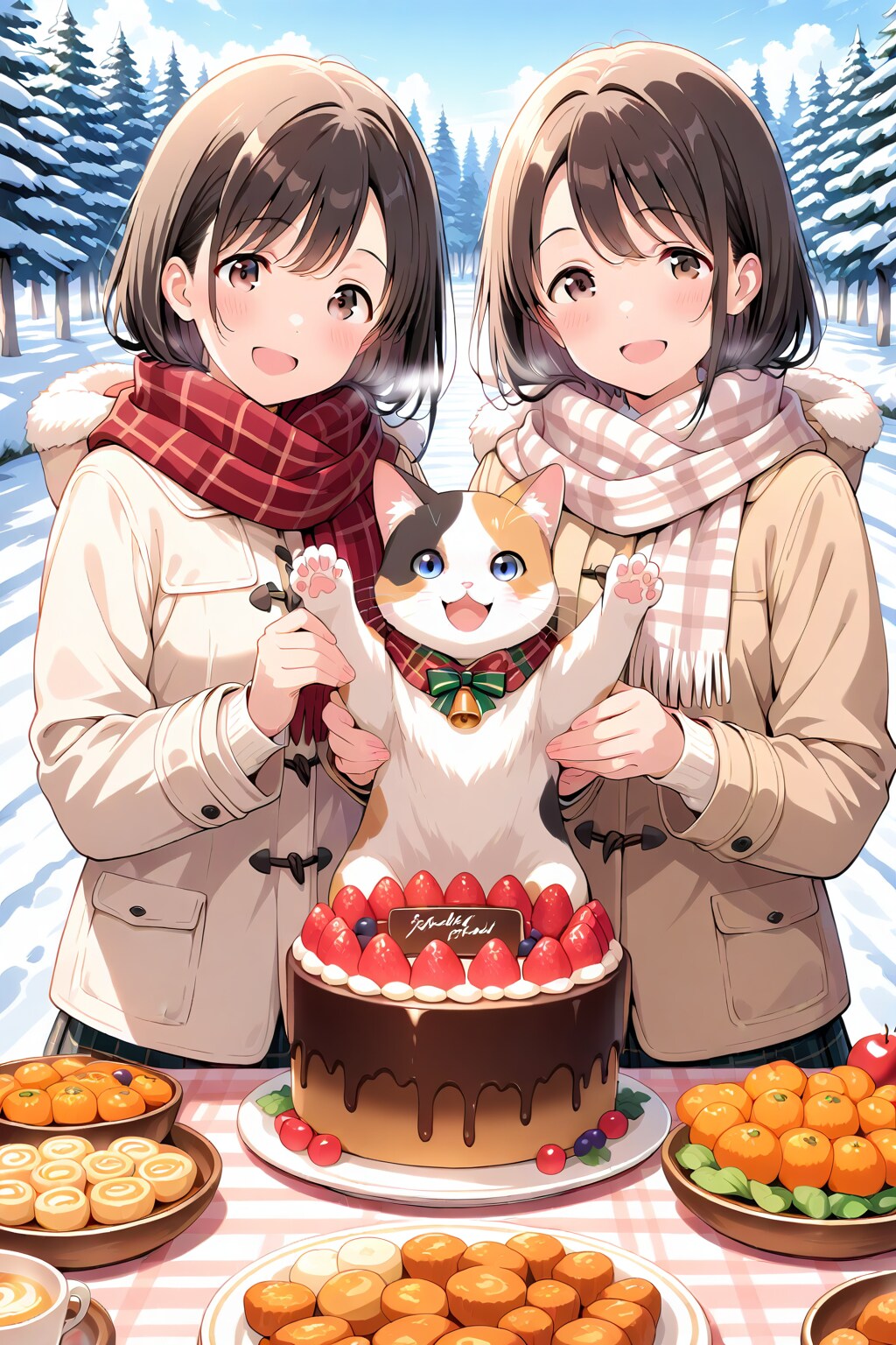 ユール祭　W（３）ケーキ | の人気AIイラスト・グラビア