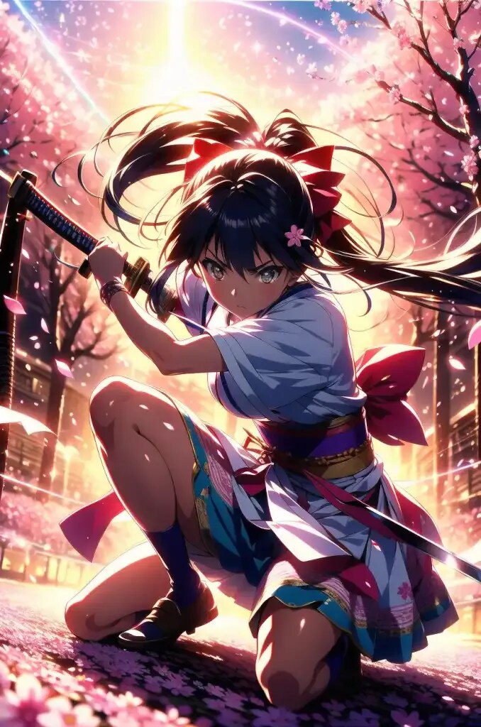 The fighter heroine