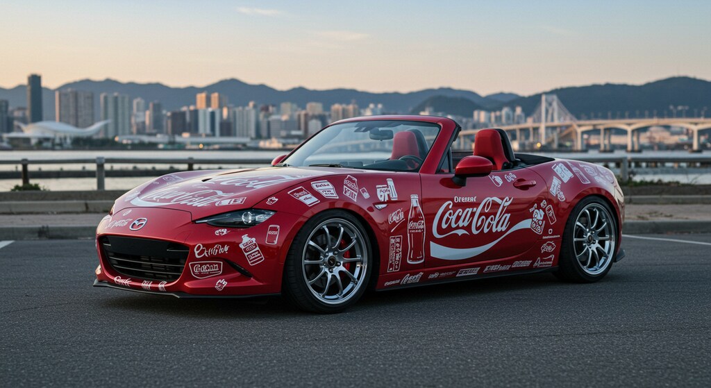コカ・コーラカラーマツダロードスター