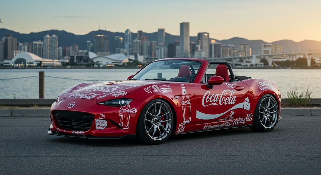 コカ・コーラカラーマツダロードスター