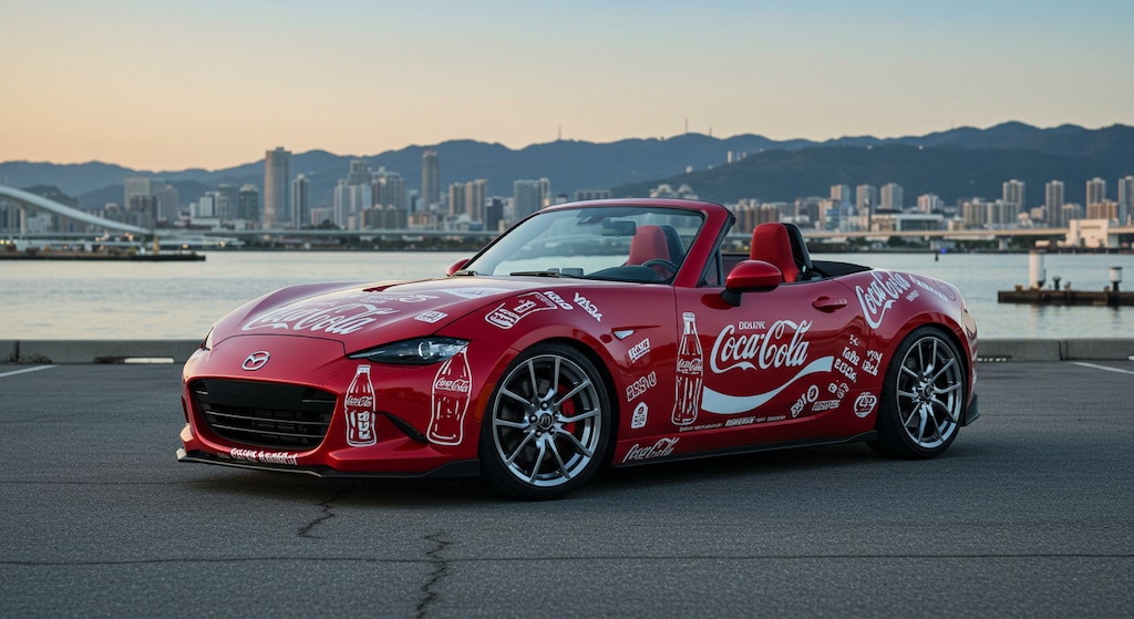 コカ・コーラカラーマツダロードスター