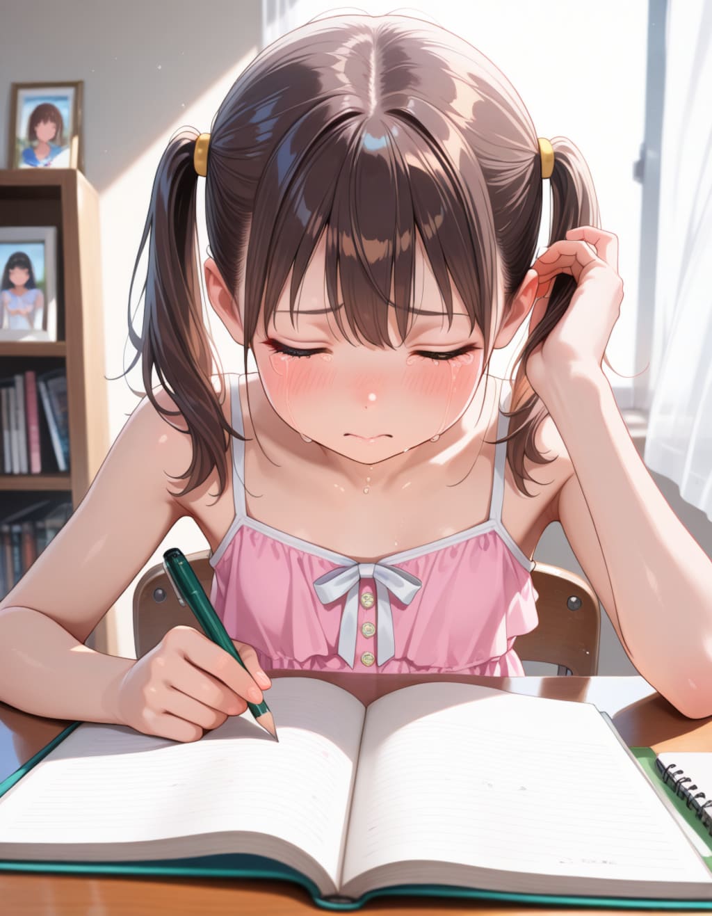 宿題が終わらない…