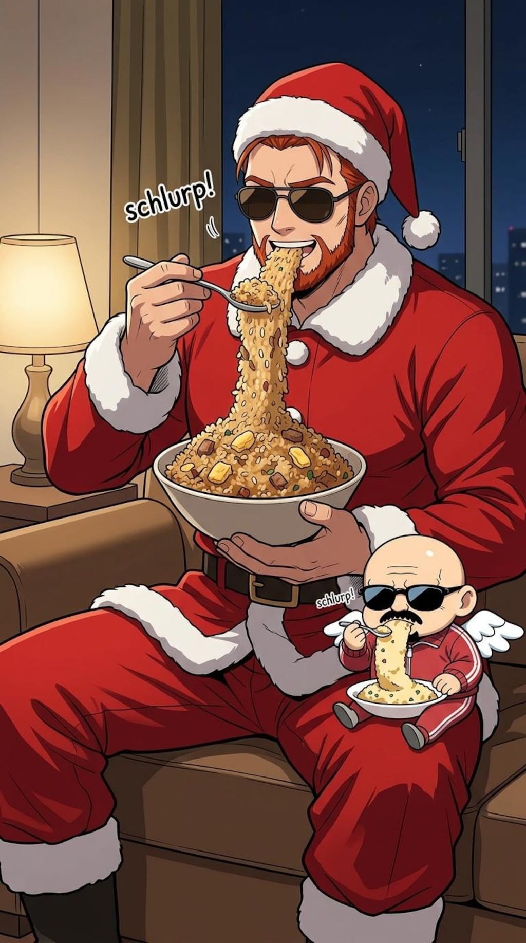 赤ひげのおっさんと小さいおっさん