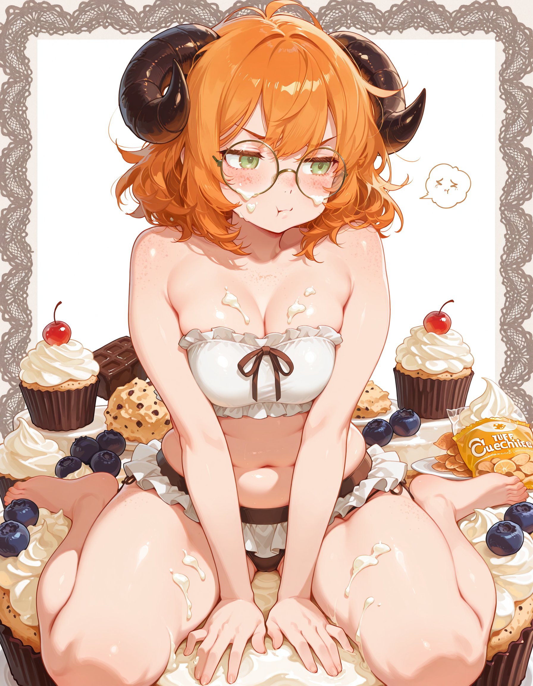 カップケーキの擬人化
