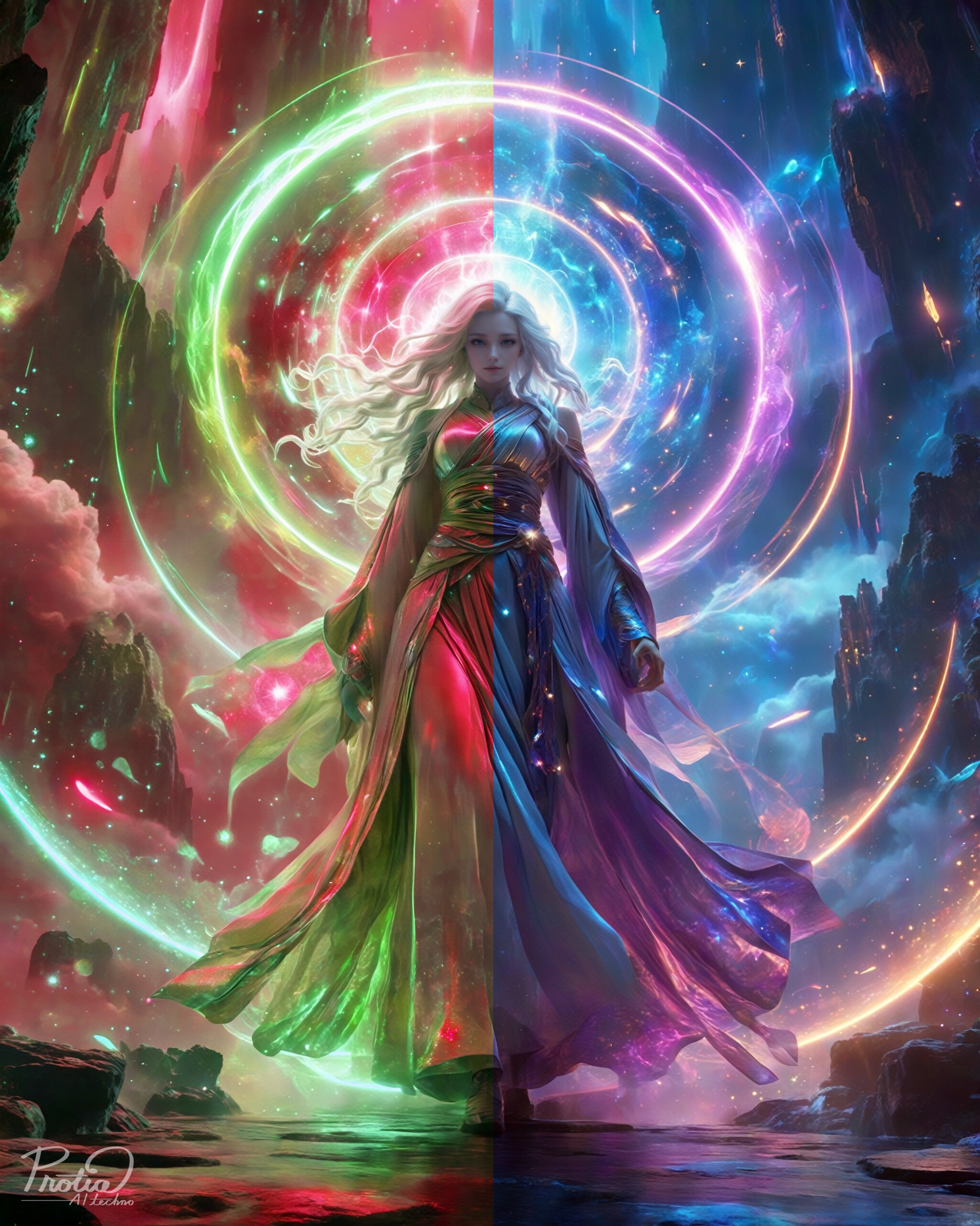 Red and Blue