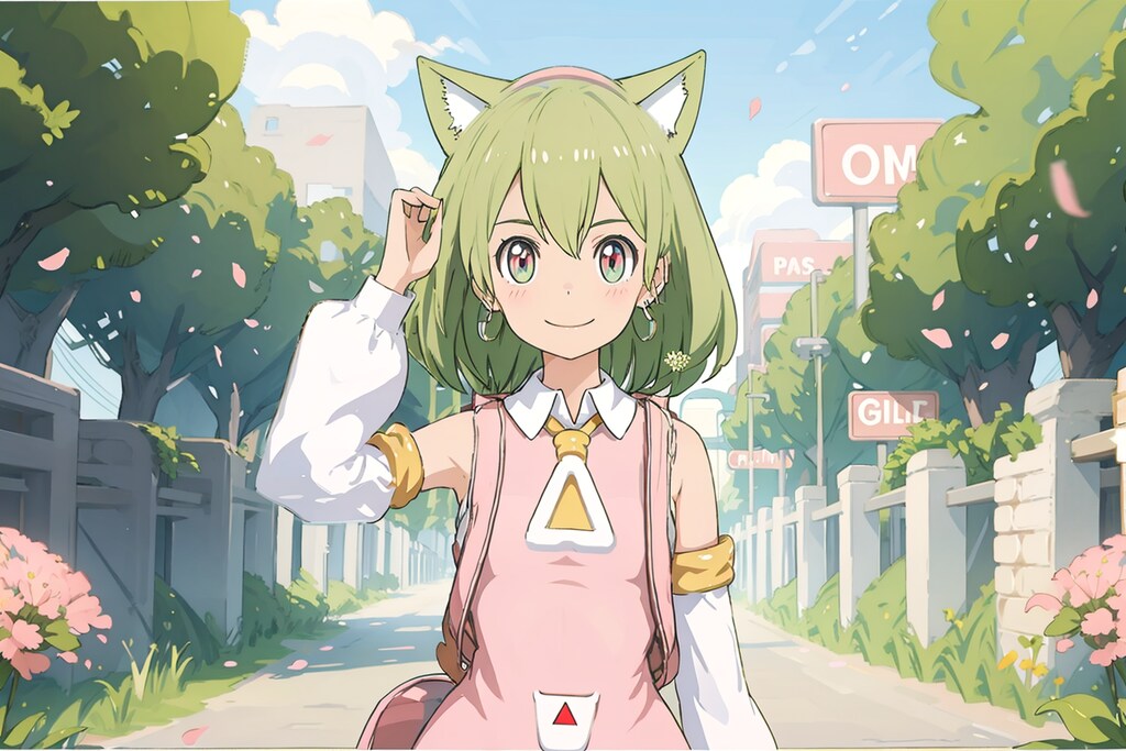 デルタもんさん、街をゆく