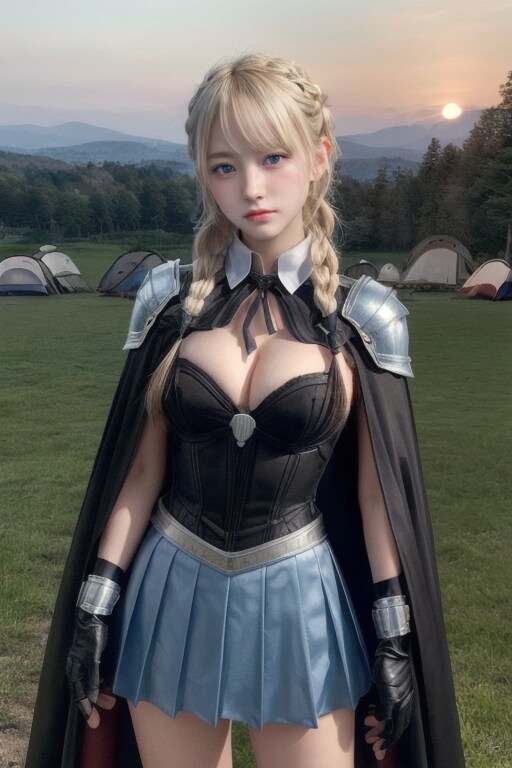 キャンプのおぱ戦士