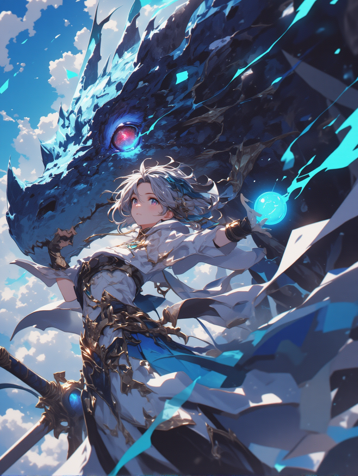 魔剣士と竜_13 | の人気AIイラスト・グラビア