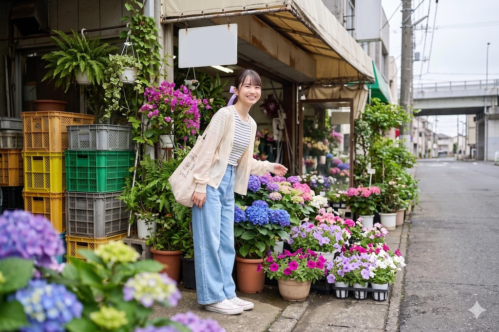 【蔵出し】写真集03「花屋」　★AI併用作品★