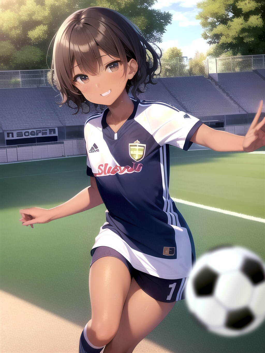 女子サッカー部エース