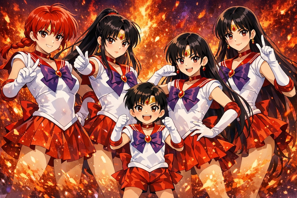 ChatGPTでらんまとレイちゃん、乱麗、未麗、麗馬の話をした