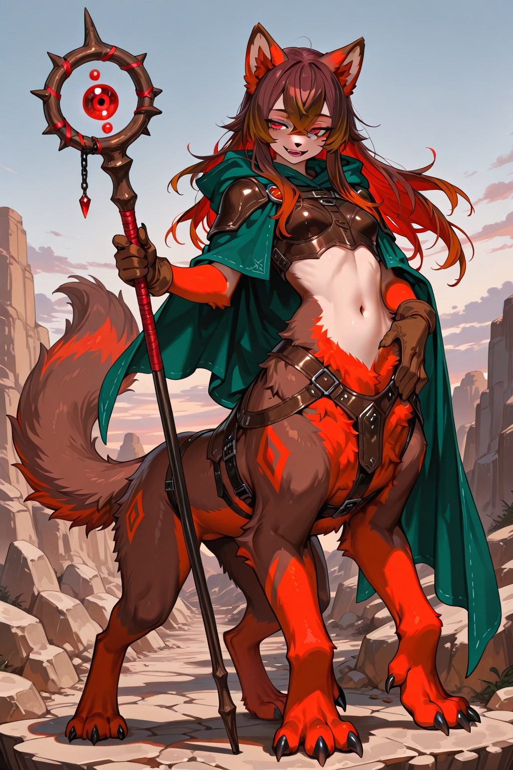 半人半狼の魔術師 | の人気AIイラスト・グラビア