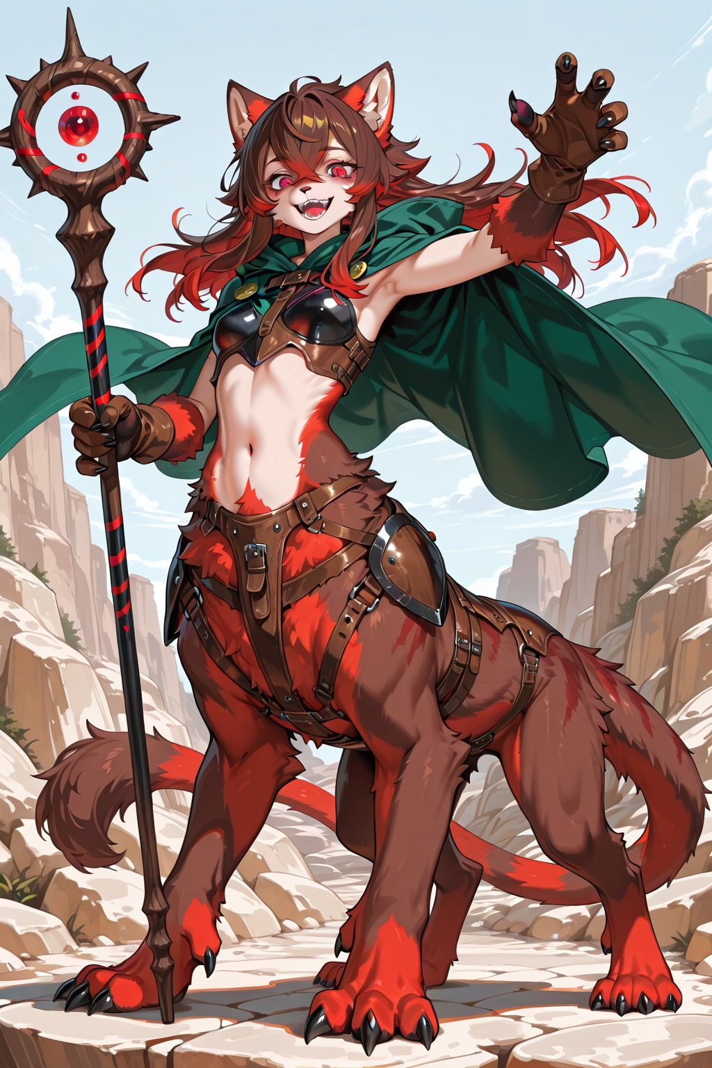 半人半狼の魔術師