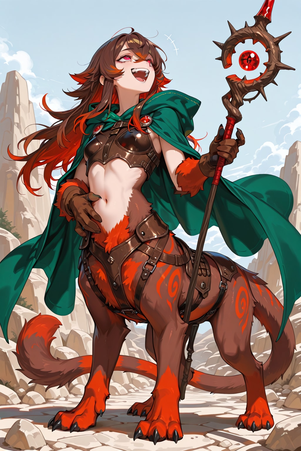 半人半狼の魔術師