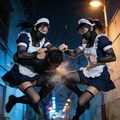 双子のくノ一メイド 3枚目