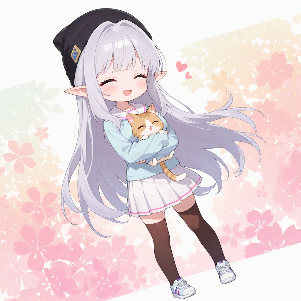 ちびマリーとねこちゃん