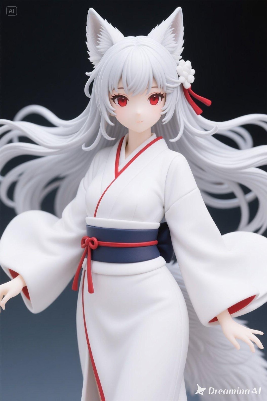 【フィギュア風】キツネの御神体様