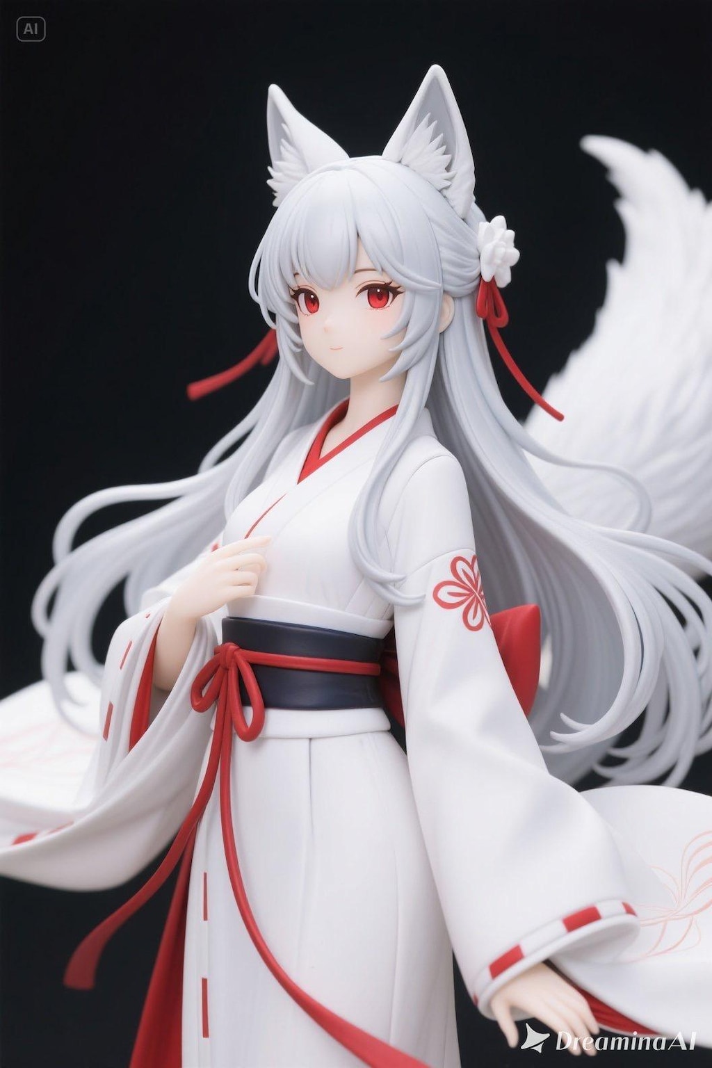 【フィギュア風】キツネの御神体様