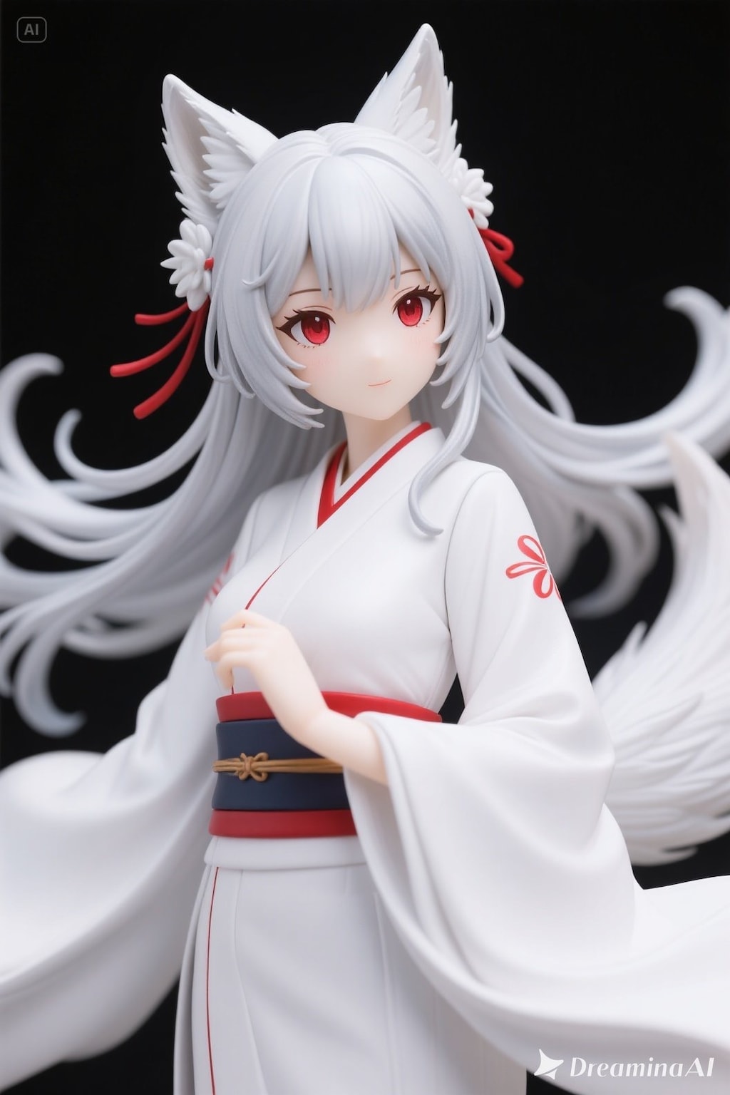 【フィギュア風】キツネの御神体様