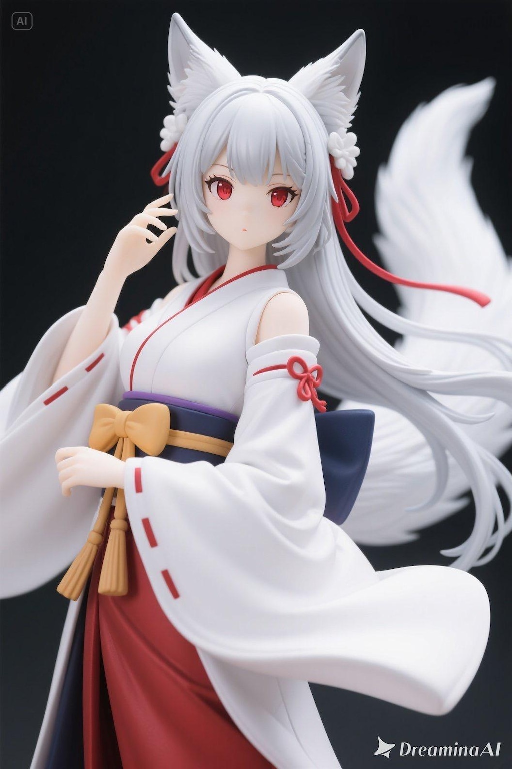 【フィギュア風】キツネの御神体様