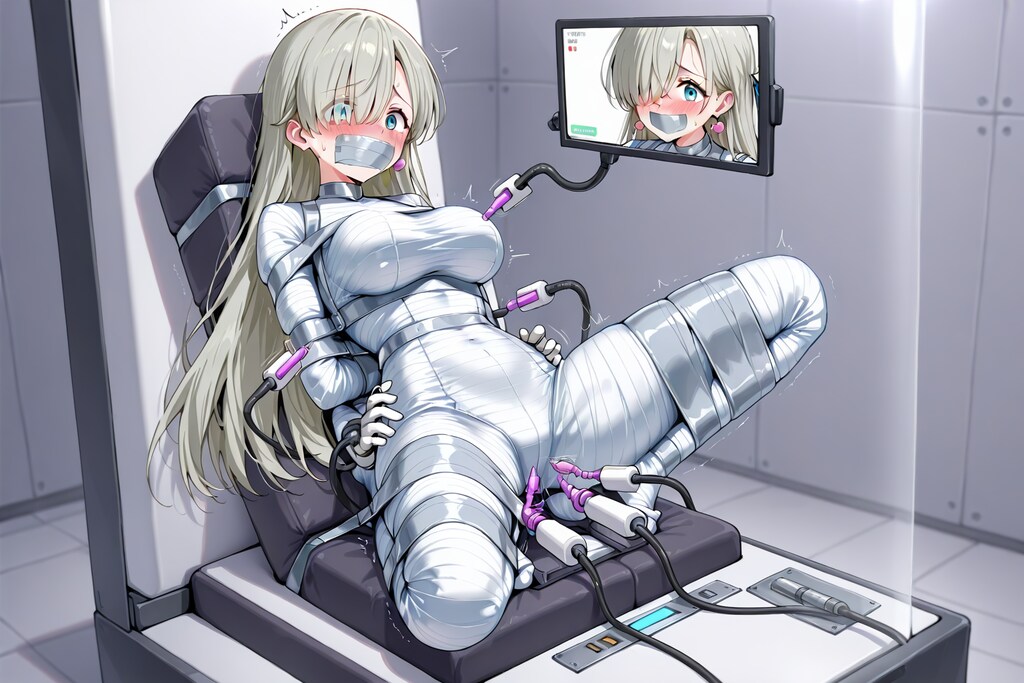 エリザベス ミイラ拘束＆くすぐり