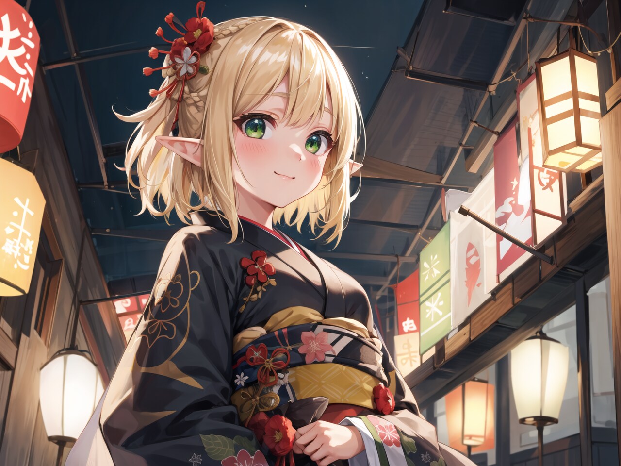 呉服の日・エルフちゃん＆大天使様