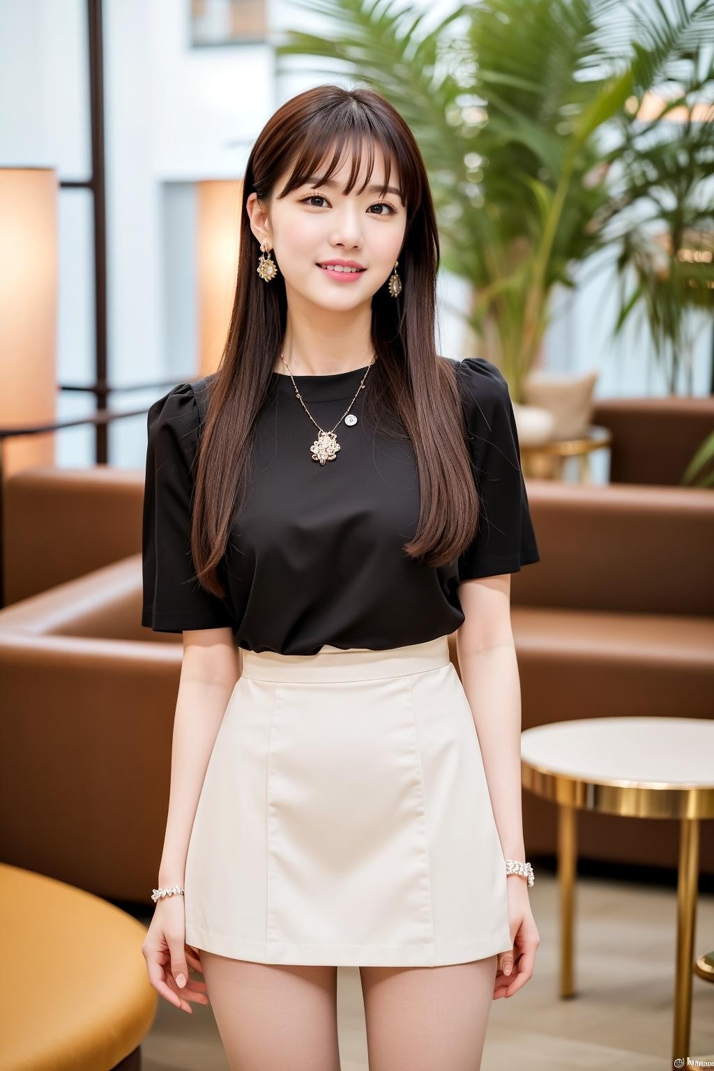 清楚な美女