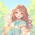 学園祭、来てくださいね！ 2枚目