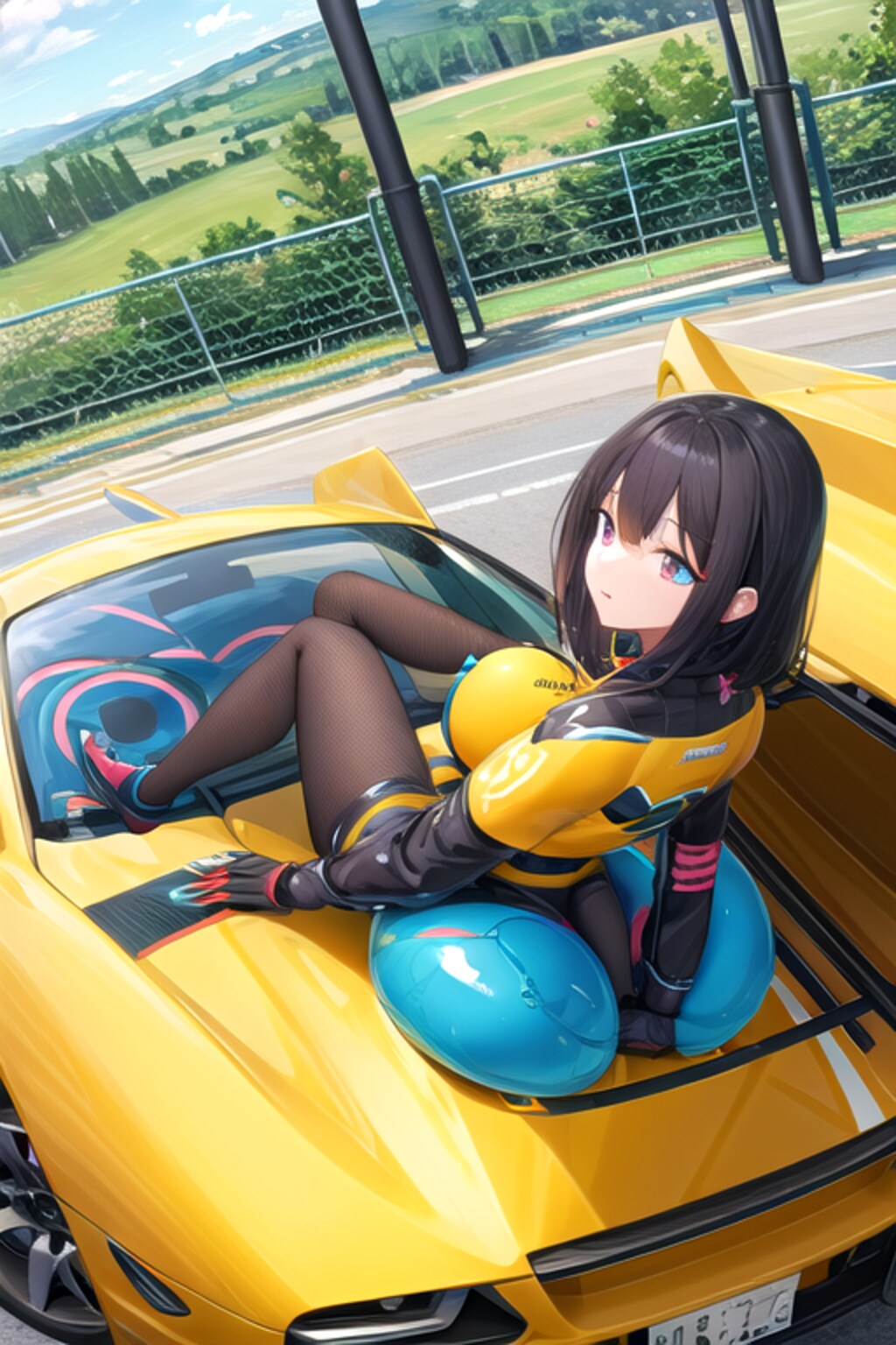 ○ートボールを作る女の子