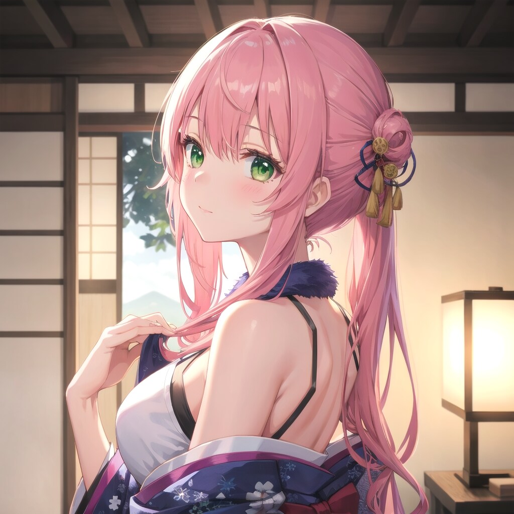 着物姿の後ろ姿