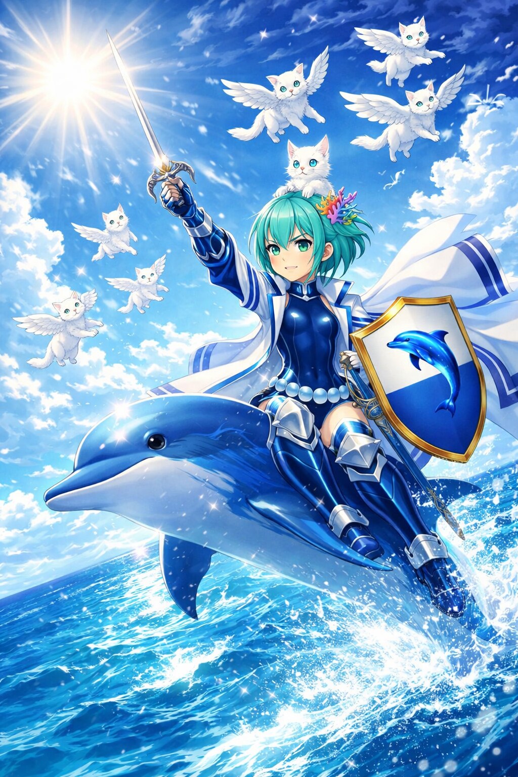 イルカ騎士とウミのネコ