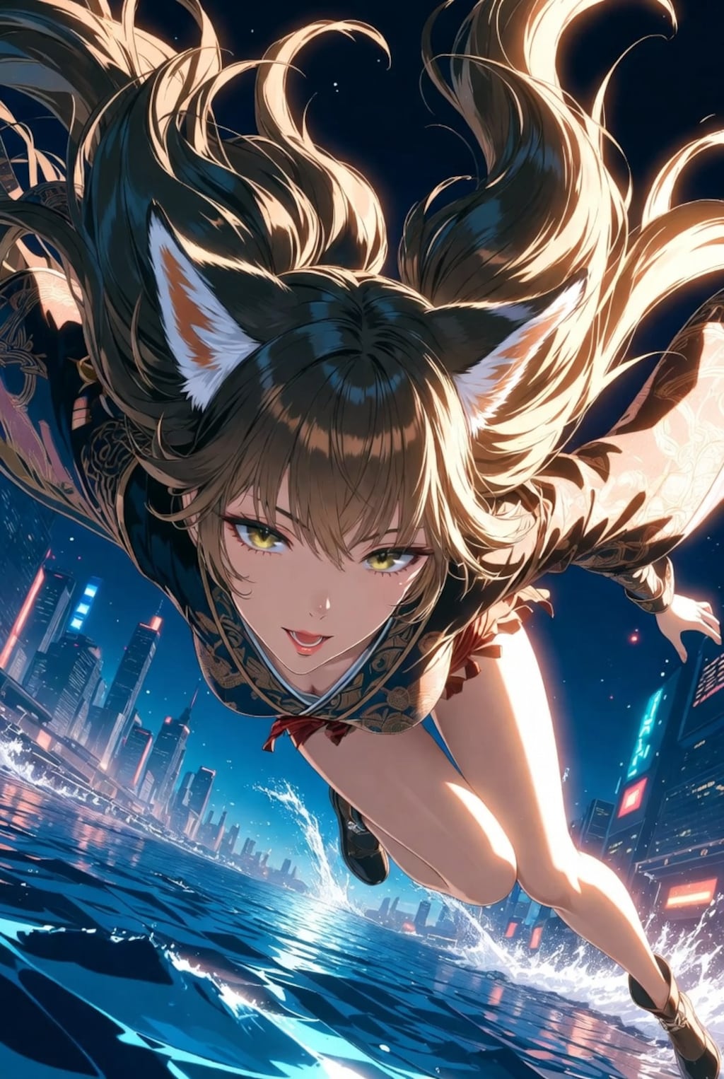 イェーイ！気持ちいいー♪