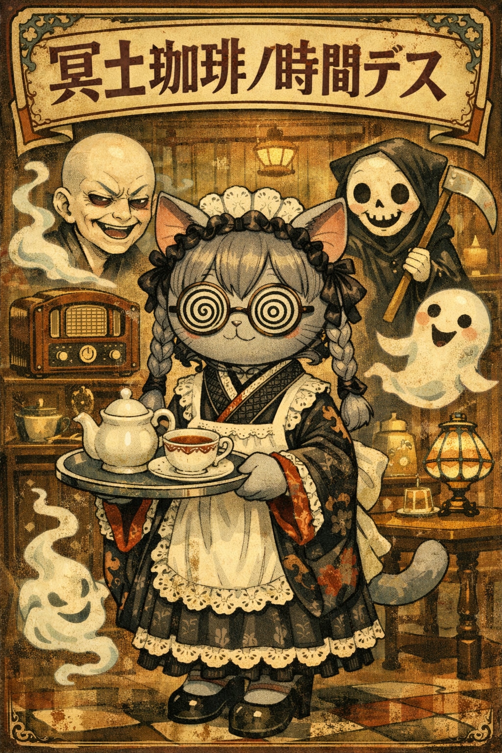 小説『冥土喫茶ノ時間デス』【ニャンノ世界】