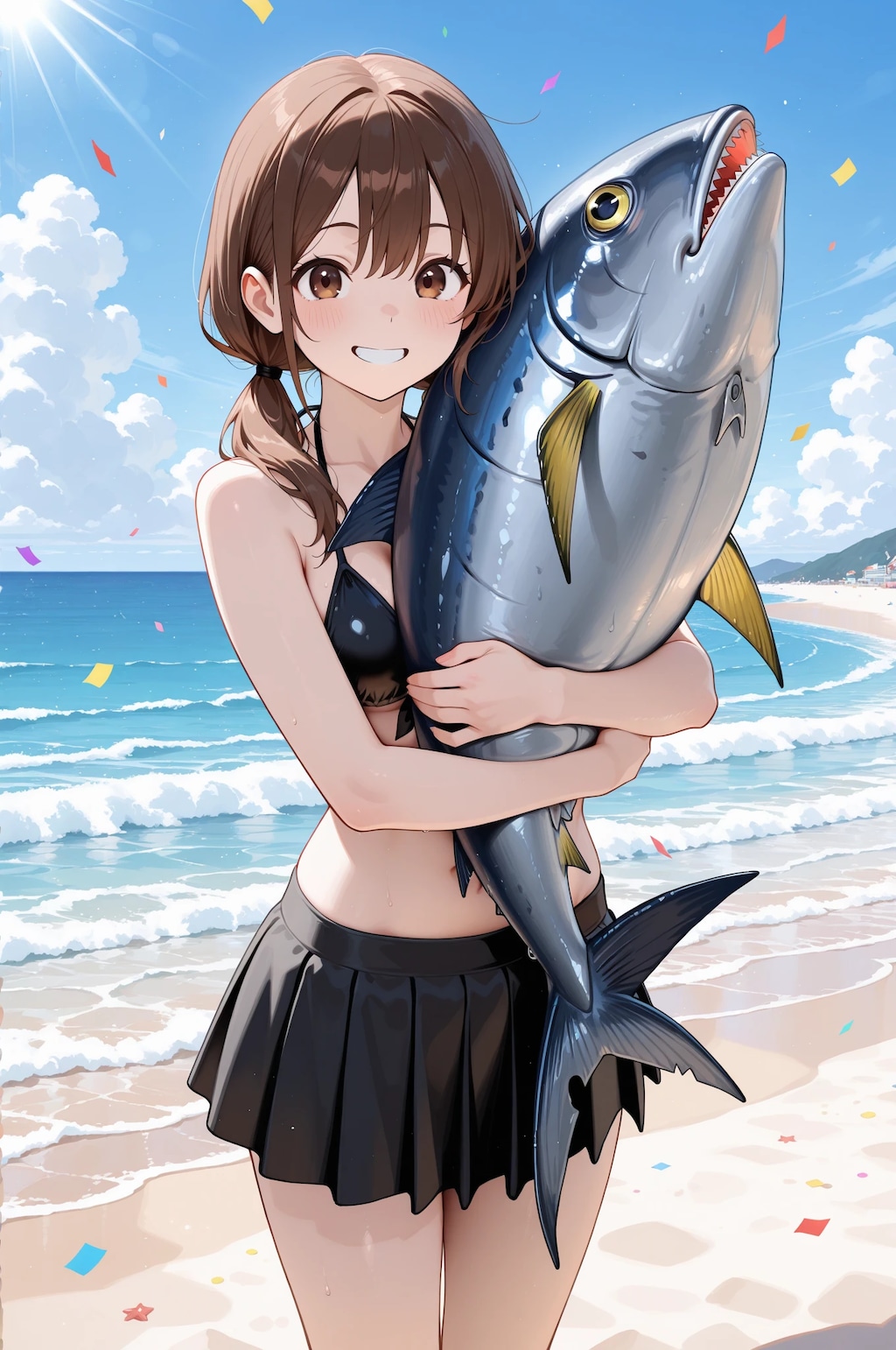 こなエミ on the beach