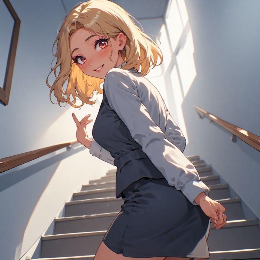 先輩、早く行きますよ♪