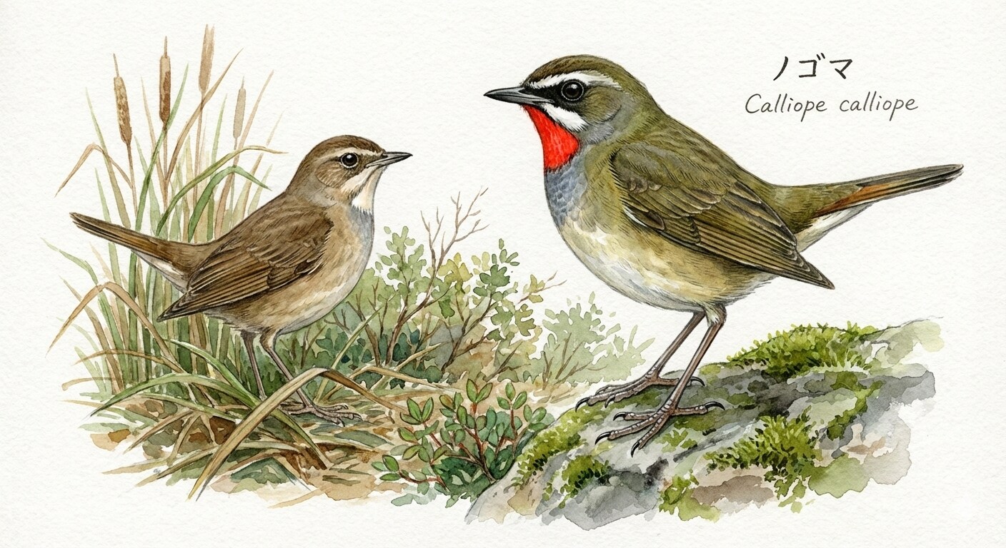 鳥(水彩画)(Gemini)(59) | の人気AIイラスト・グラビア