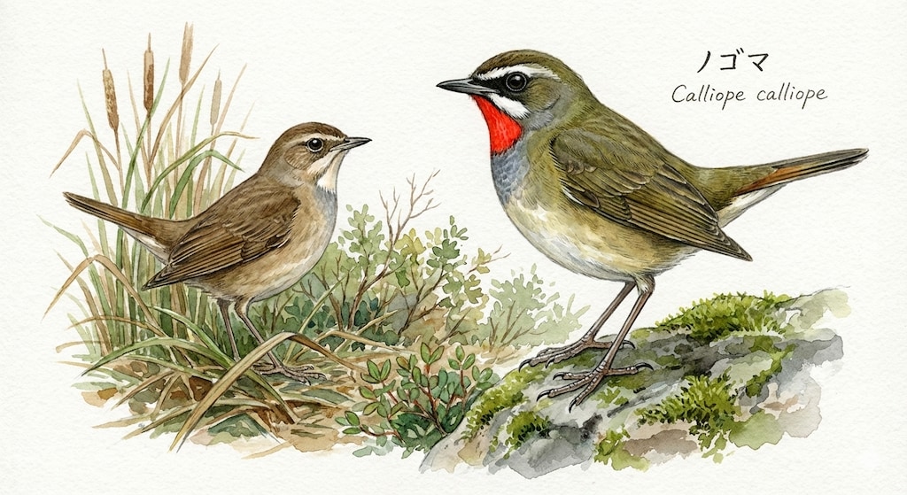 鳥(水彩画)(Gemini)(59)