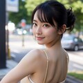 キャミソールワンピースな彼女 2枚目