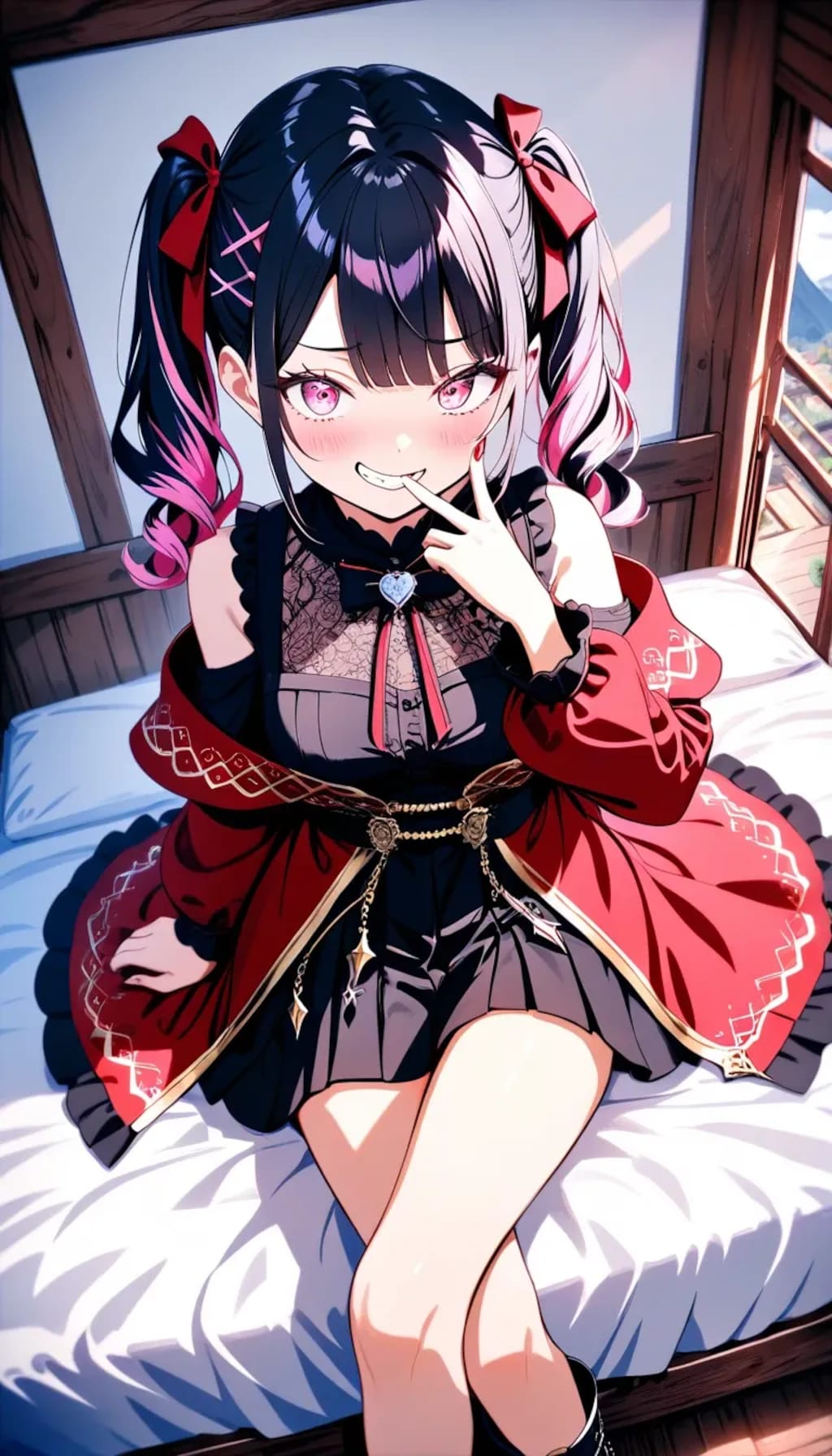 異世界DAYS.9『ねえ、あそこに猟師小屋があるんだけど、行く？』＆『ちょうどベッドもあるし、前倒しで約束を守ってあげる。ほーら、お・い・で♡』