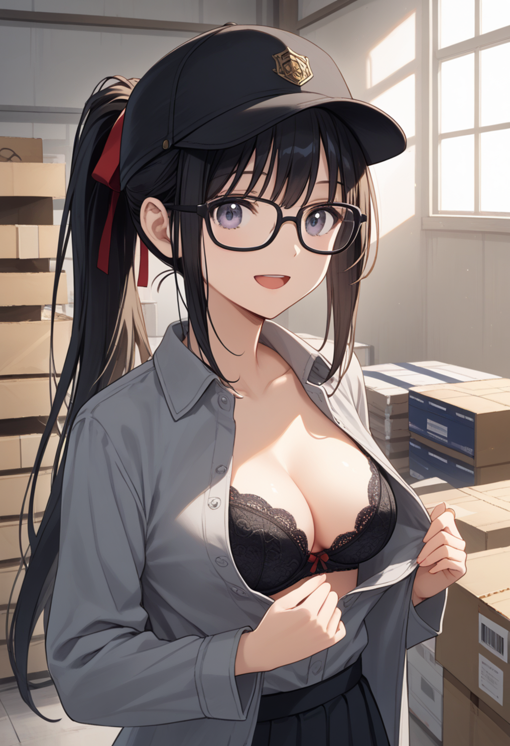 バイト中に裏の倉庫で……2 部長編